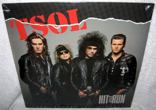 TSOL "Hit And Run" LP (Enigma) Original Pressing